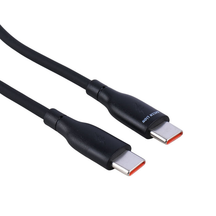 کابل دو سر تایپ سی فست شارژ 60 وات گرین لاین GNPVCUSCTCBK طول 1 متر